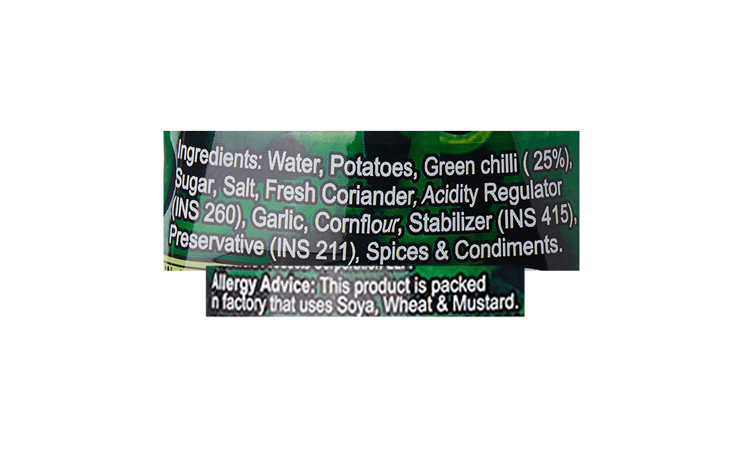 Weikfield Green Chilli Sauce    Bottle  200 grams